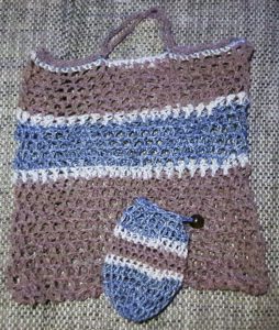 Einkaufsnetz mit Muster