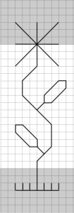 Stickmuster Brillenetui