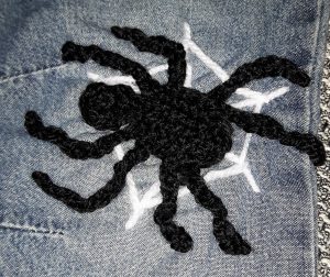 Applikation Spinne