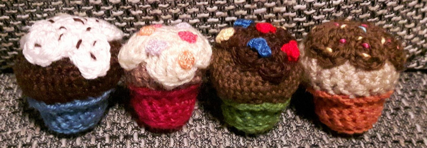 gehäkelte Mini-Muffins