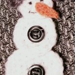 Applikation Schneemann