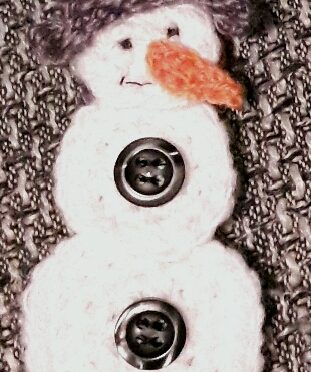 Applikation Schneemann