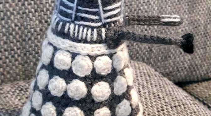 gehäkelter Dalek